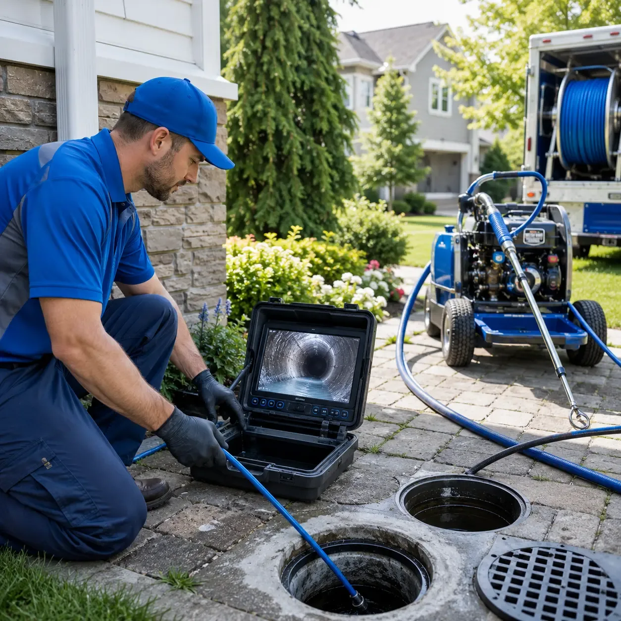 Outdoor drain cleaning professionals serving Lattimer Mines, PA